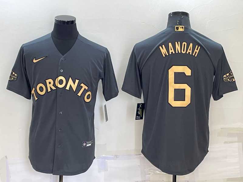 Toronto Blue Jays #6 Alek Manoah Grey 2022 All Star Stitched Cool Base Nike Jersey,We sell and wholesale Toronto Blue Jays #6 Alek Manoah Grey 2022 All Star Stitched Cool Base Nike Jersey on line form chian!